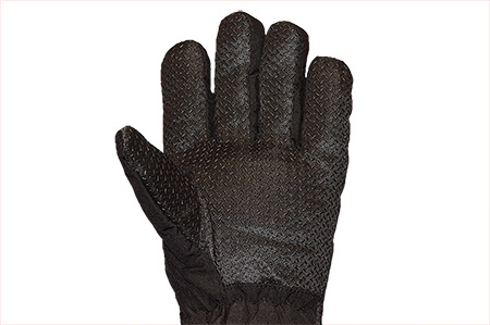 Μαύρα Ανδρικά Αδιάβροχα Γάντια με επένδυση Γούνα 741-82
