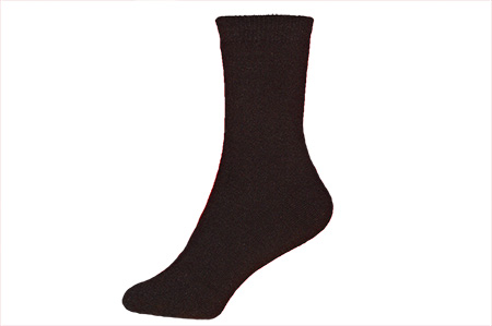 6 Ζευγάρια Ανδρικές Πετσετέ Χονδρές Μαύρες Κάλτσες 0037