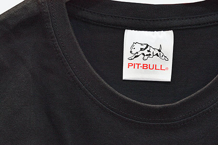 Ανδρικό Βαμβακερό Κοντομάνικο Μαύρο T-shirt Pit-Bull 16221