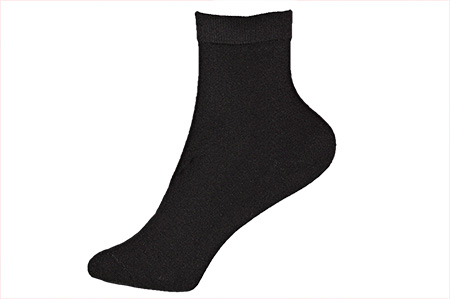 Σετ 12 τμχ Γυναικείες Βαμβακερές Μαύρες Μονόχρωμες Κάλτσες 04-205-12